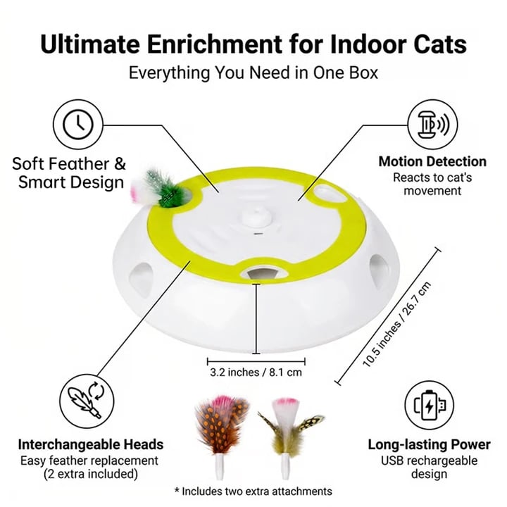 FurFun – Intelligentes interaktives Katzenspielzeug