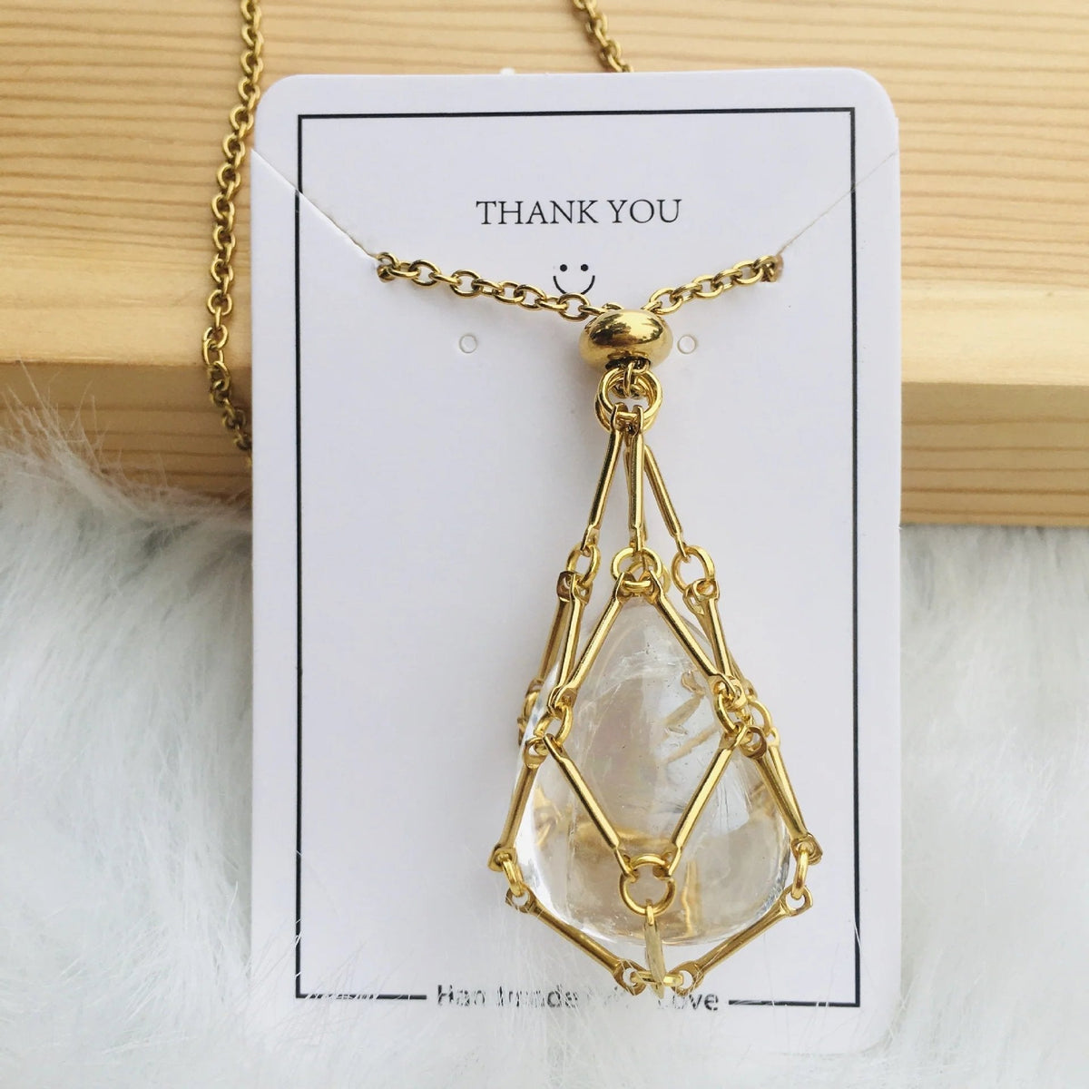 SoulBound - Collar de cristal curativo natural