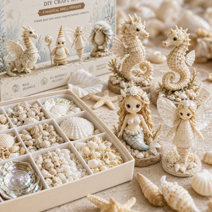 Shellora – Kit de manualidades creativo de conchas marinas