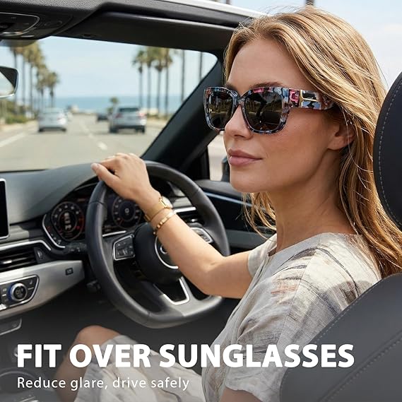 VisionGuard - Gafas de sol polarizadas sobrepuestas UV400