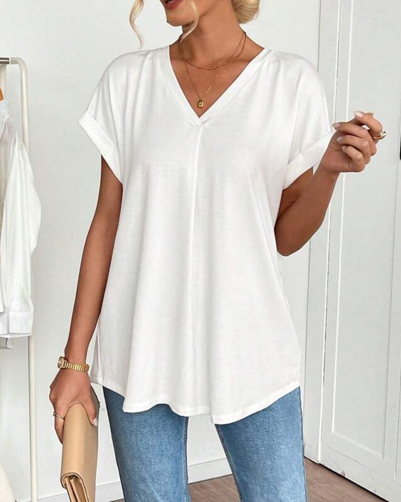 UrbanStitch V – Camiseta informal de patchwork