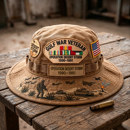 StormHonor – Sombrero Boonie de Homenaje a Veteranos de la Guerra del Golfo