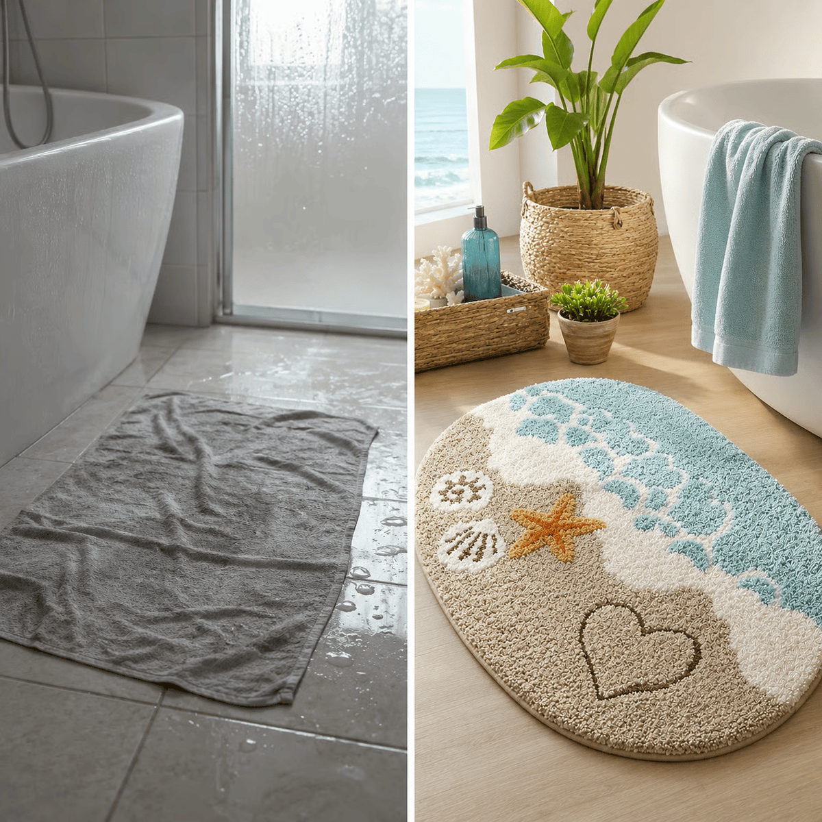 AquaCloud – Sofort trocknende Luxus-Badematte