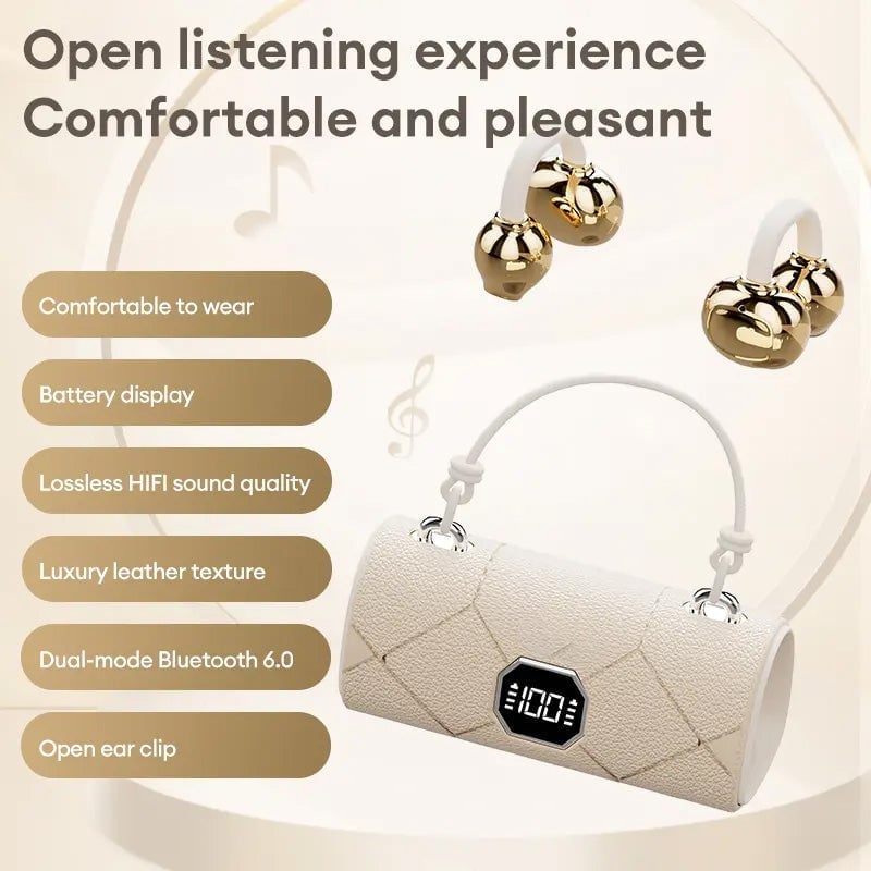 AuraClip: auriculares de clip para moda con ajuste seguro