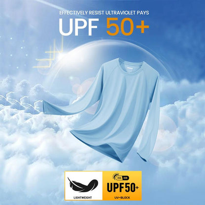 SunShield Pro - Camiseta de alto rendimiento de manga larga para hombre con protección UPF 50+