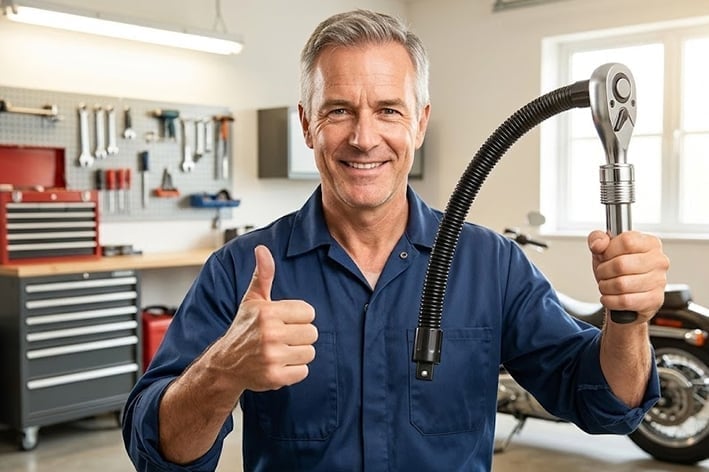 TorqueFlex – Extensión flexible para taladro