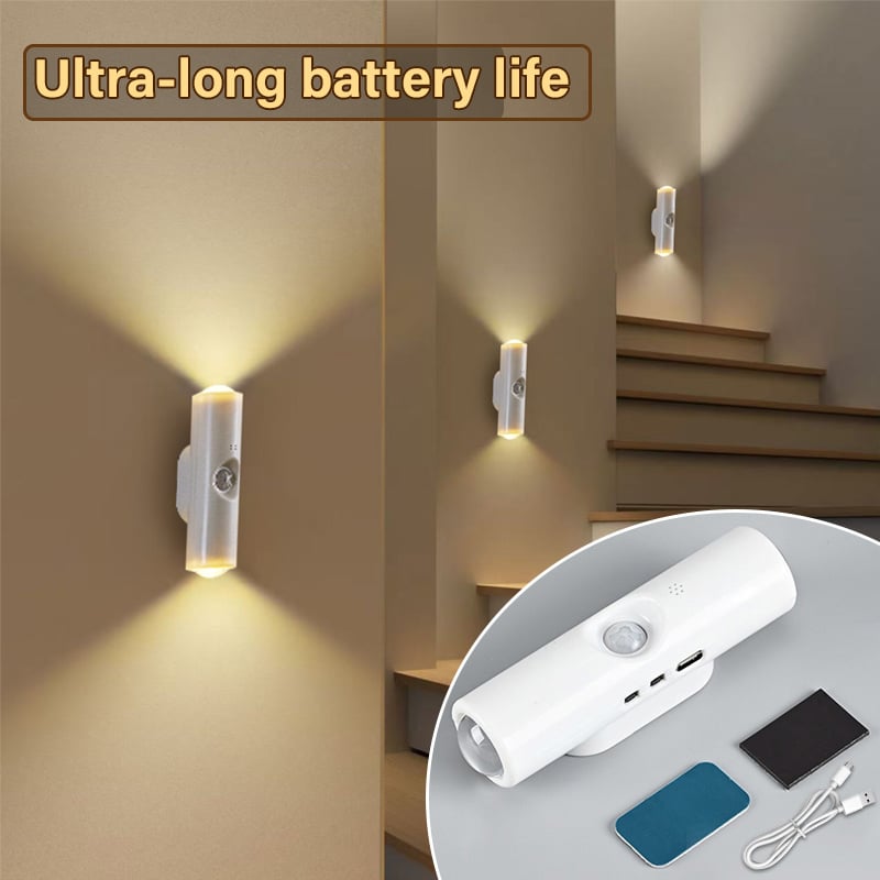 AquaGlow – Luz ambiental LED inteligente recargable con sensor de movimiento