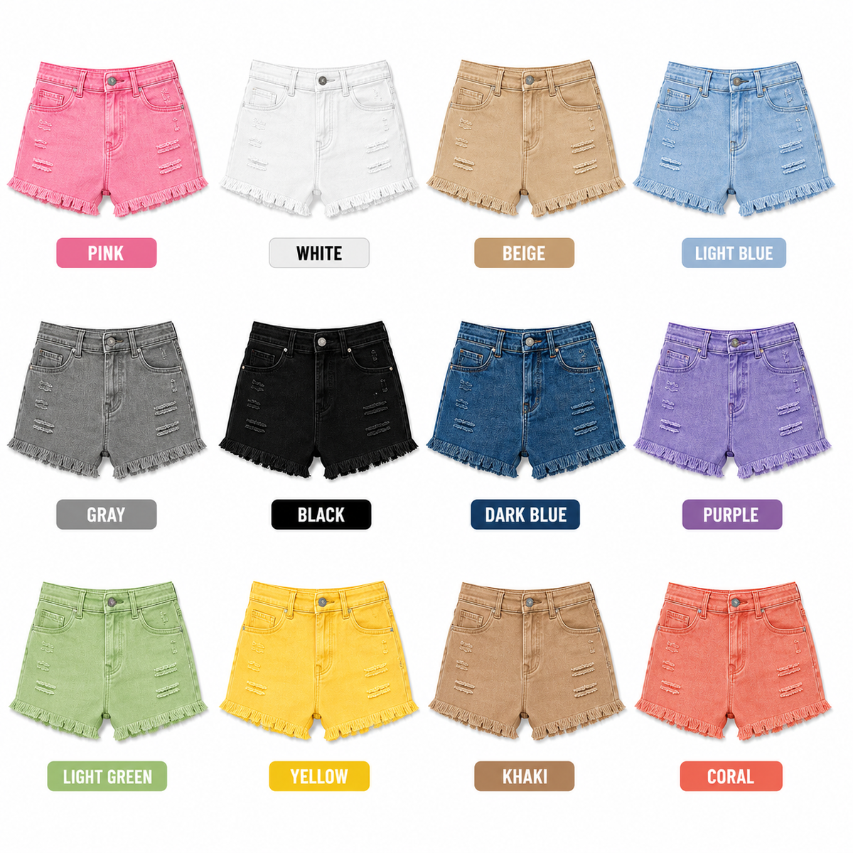 UrbanEase – Legere Damen-Jeansshorts