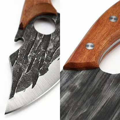 ChefForge – Juego profesional de cuchillo de chef y hacha de carnicero