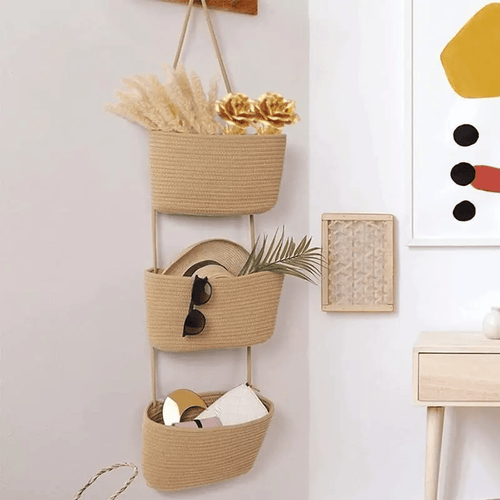 OrganizePro – Organizador colgante decorativo de 3 niveles