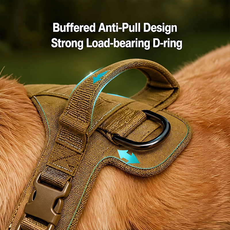 ForceGrip - Arnés Táctico para Perro con Asa de Control