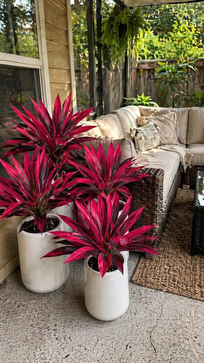 UrbanJungle – Juego de dúo de plantas tropicales artificiales