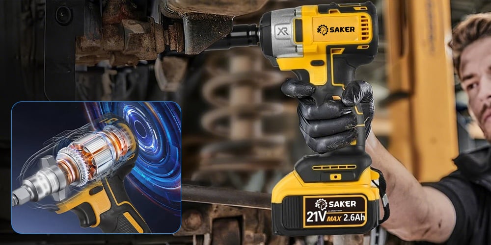 BoltForce – Kit de taladro de impacto sin escobillas