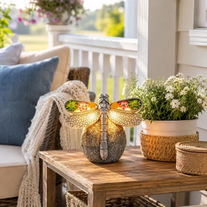GlowWing – Luz solar para jardín con forma de libélula