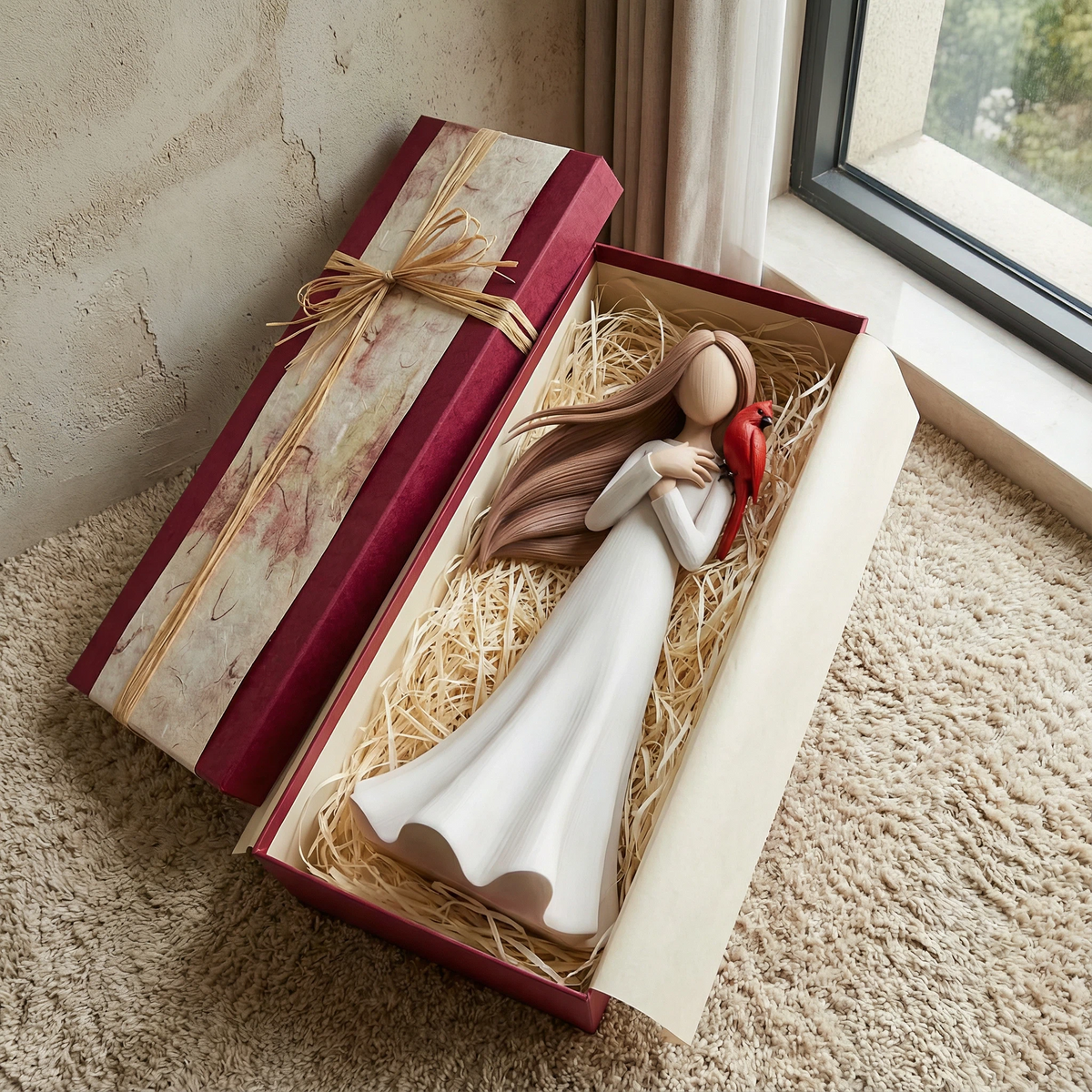 Cardinal Remembrance Love and Serenity Figurine