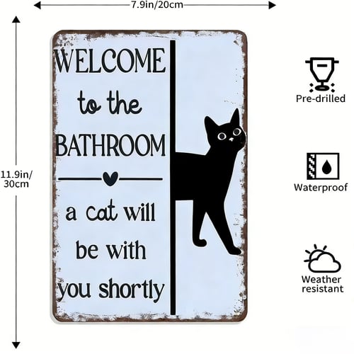 NoirWhiskers - Arte de pared vintage de gatos