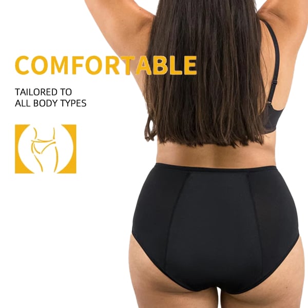 PureWear – Bragas menstruales de cintura alta a prueba de fugas