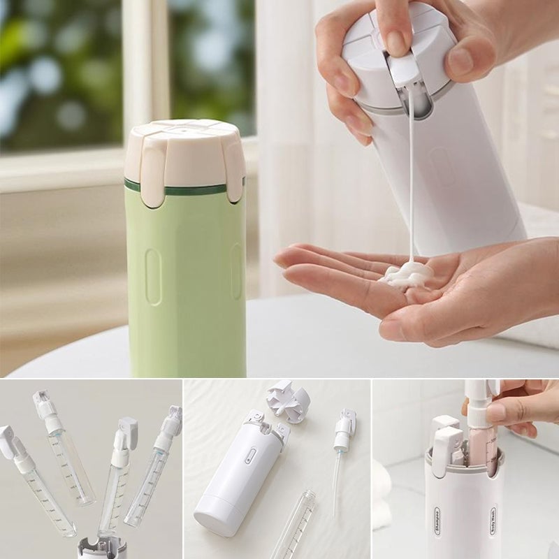 SwiftPour – Auslaufsicherer 4-in-1 Reise-Spender