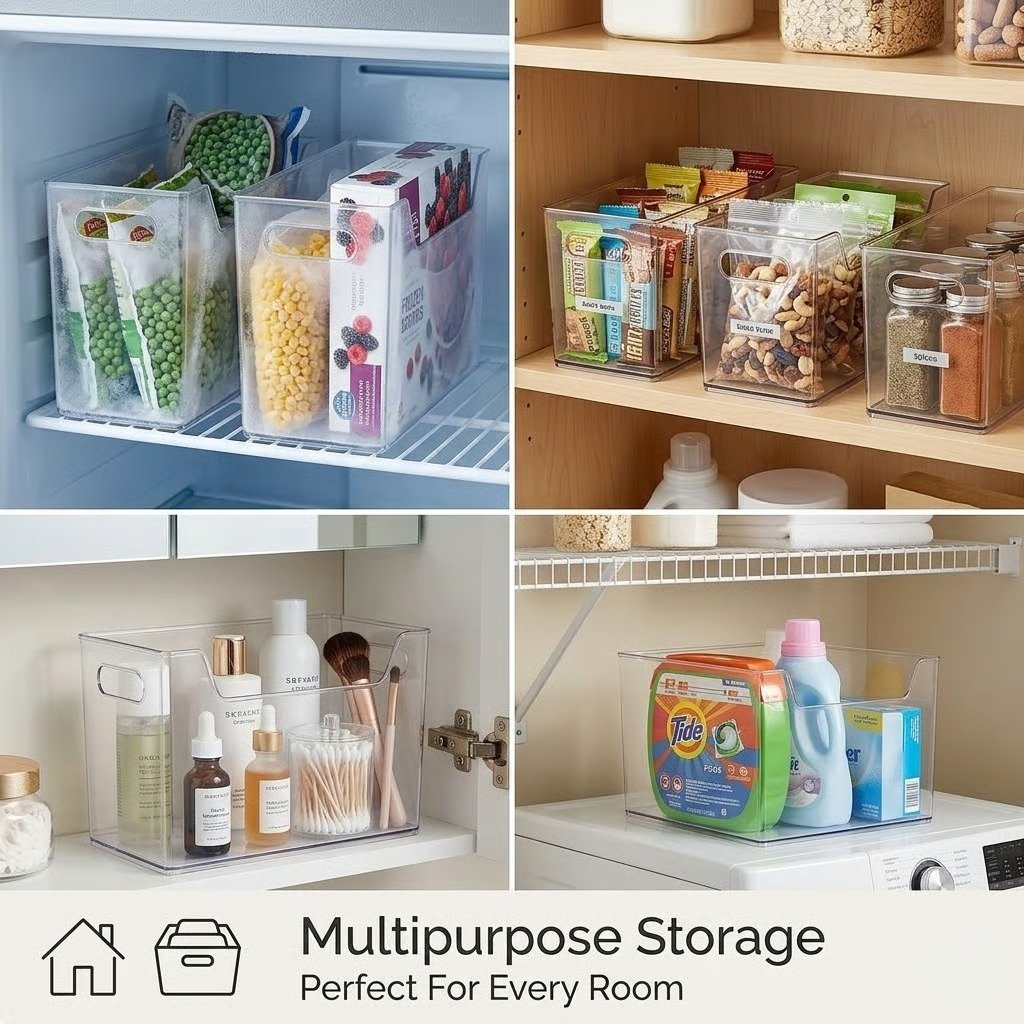 ClearStack – Platzsparende Gefrierschrank-Boxen