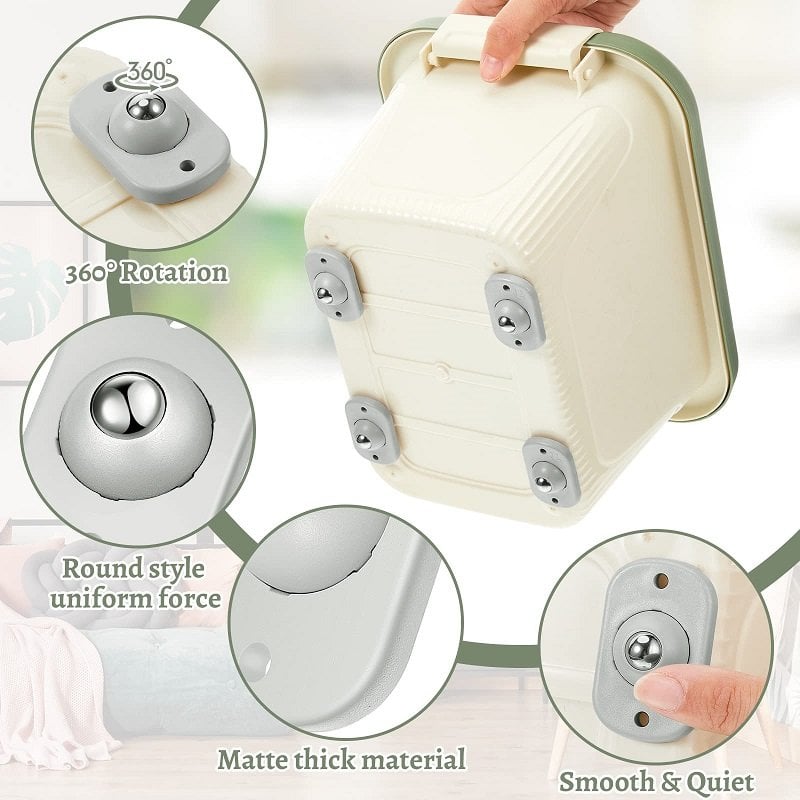 RollFix – Rueda universal autoadhesiva de acero inoxidable