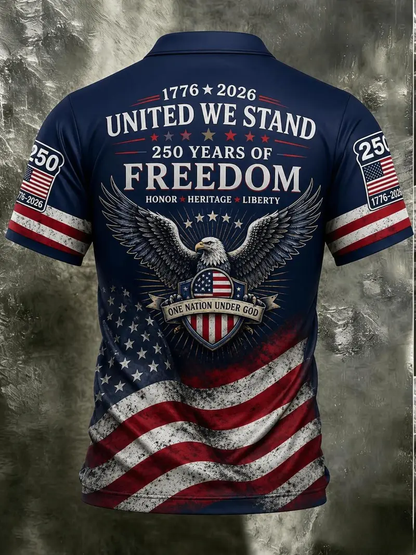 FreedomFit – USA-Unabhängigkeits-Polo-Shirt