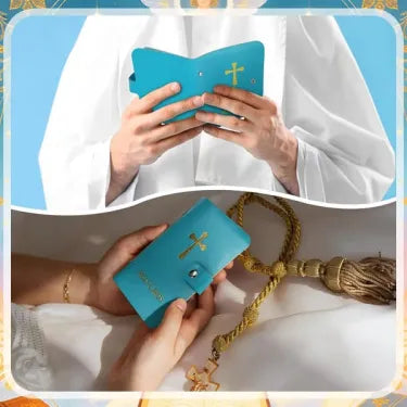 FaithKeeper – Hülle für Heiligenbilder aus echtem Leder