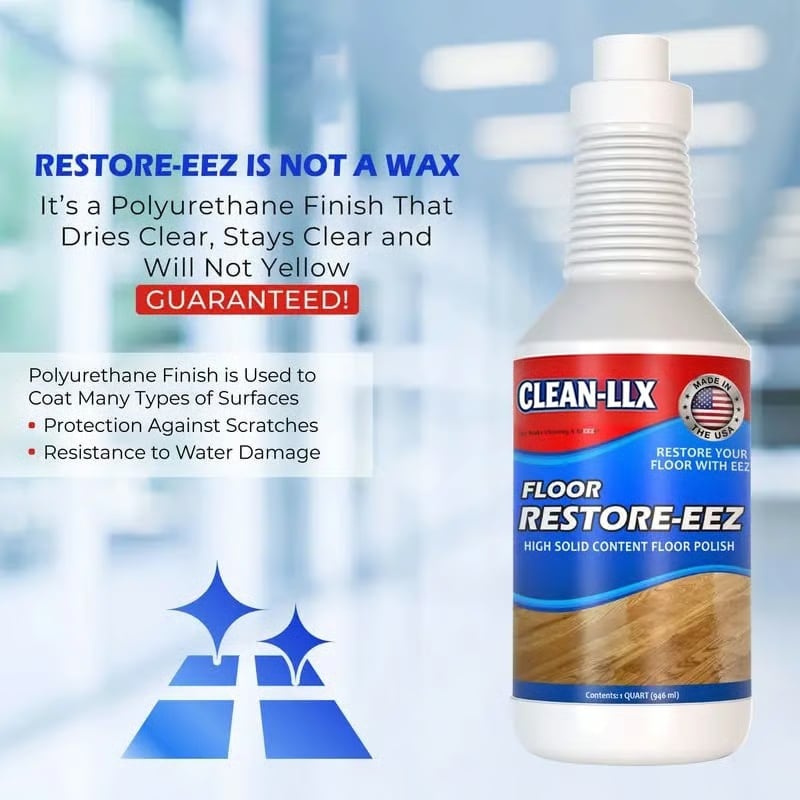 🔥Último día 50% de descuento - ✨🧴 Restaurador de Pisos Clean-llx – Brillo y Protección al Instante 🏠