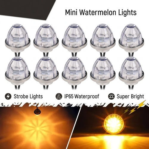 LumaSignal – Luz de posición lateral ámbar de sandía de 3.ª generación