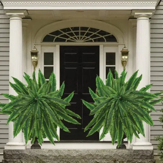 GreenGlow – Helecho de Boston artificial realista