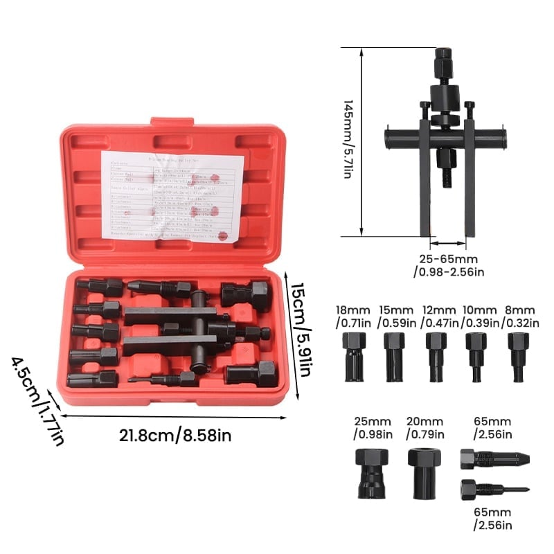 GripForce – Extractor de rodamientos de dos mordazas