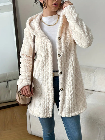CloudSilk – Vestido con capucha elegantemente sencillo