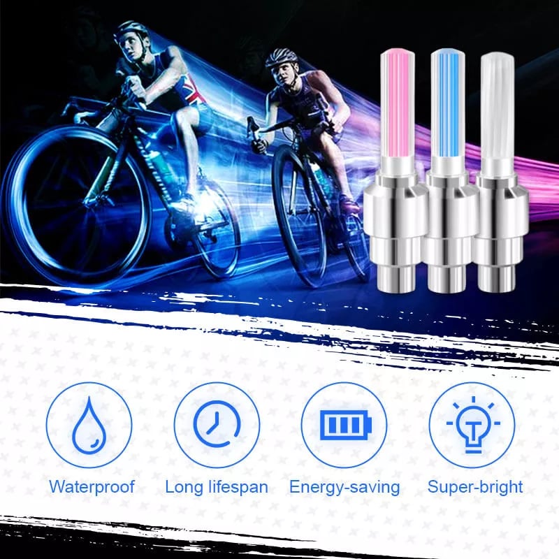 Luces NeonSpin – Brillo LED para Válvulas de Neumáticos
