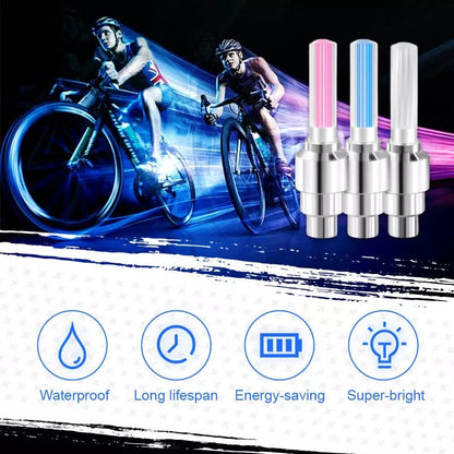 Luces NeonSpin – Brillo LED para Válvulas de Neumáticos