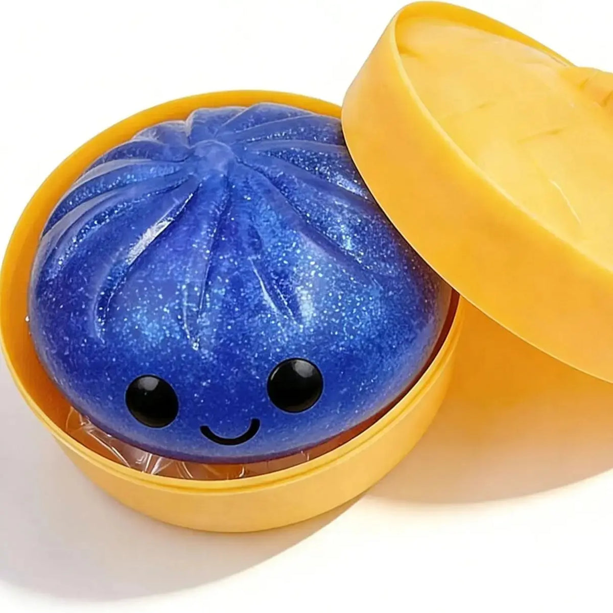 SquishJoy – Juguete Blando Súper Raro de Arcoíris con Forma de Dumpling Sonriente