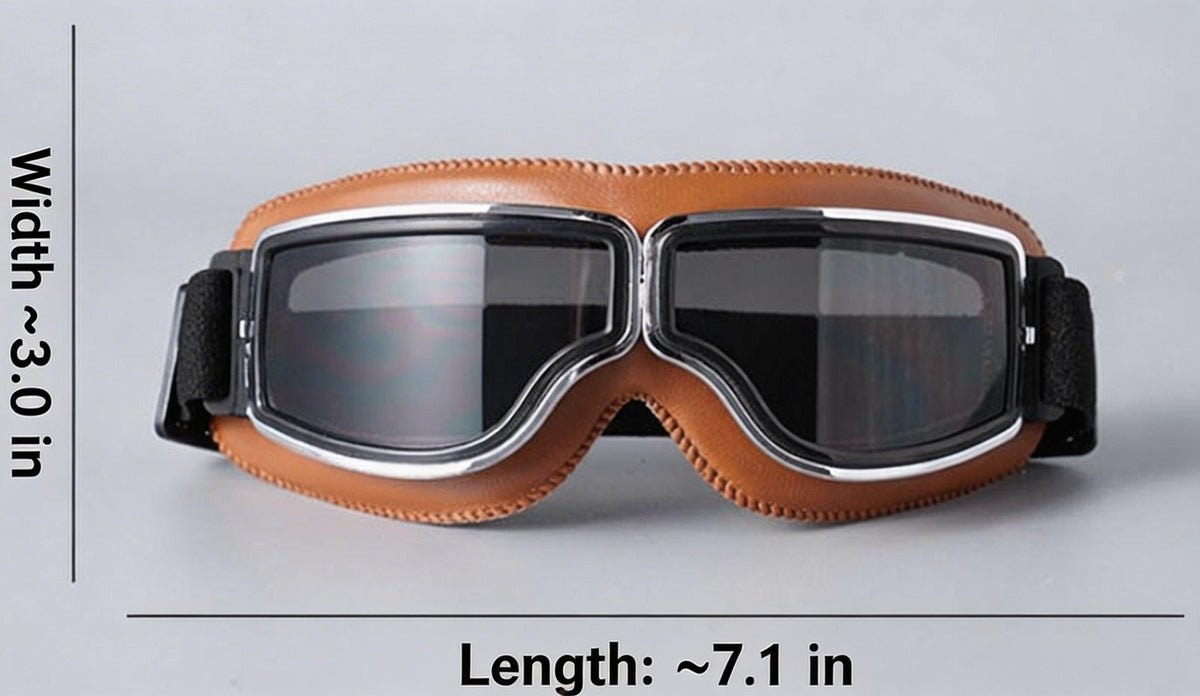RetroRide – Gafas OTG para motocicleta estilo vintage