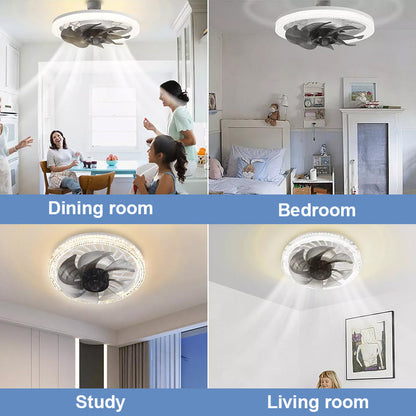 NightBreeze – Ventilador de techo silencioso con luz
