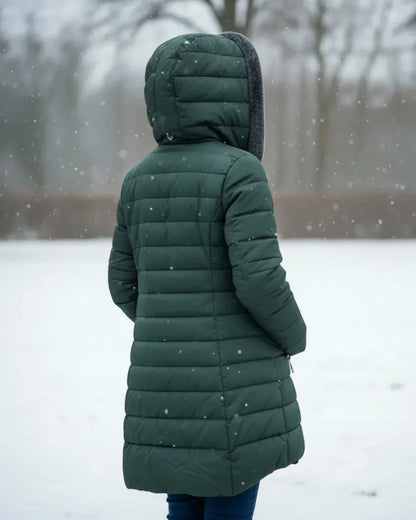 Olivia™ – Isolierte Winterjacke mit Sherpa-Kapuze