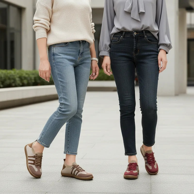 ErgoNova™ – Orthopädischer Damen-Sneaker mit atmungsaktivem Strickgewebe