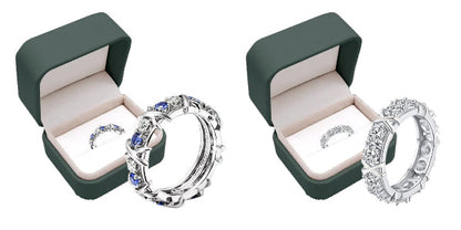 Moissanova – Anillo de Diamantes de Moissanita Magnetología