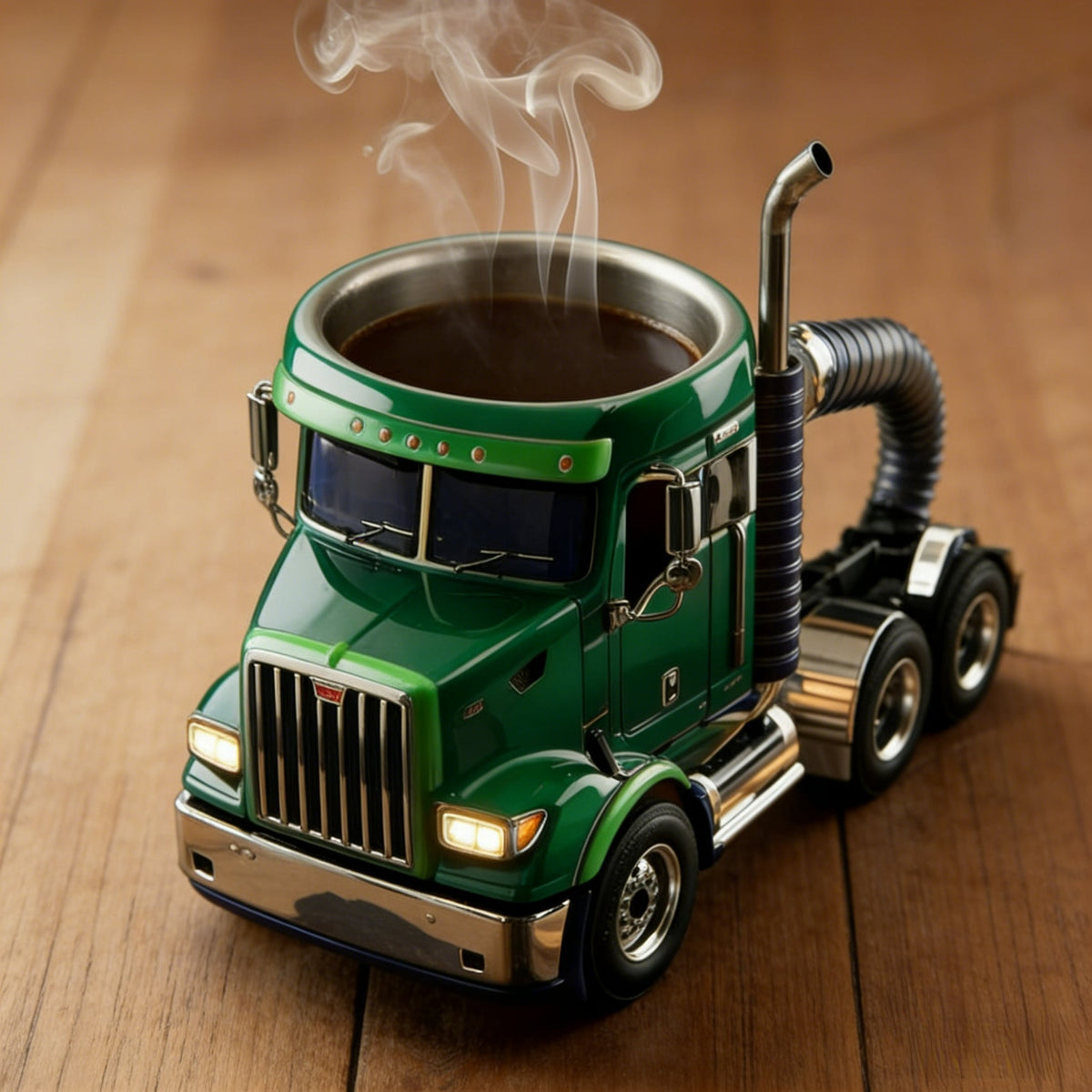RoadKing Mug – Experiencia de café para semirremolques