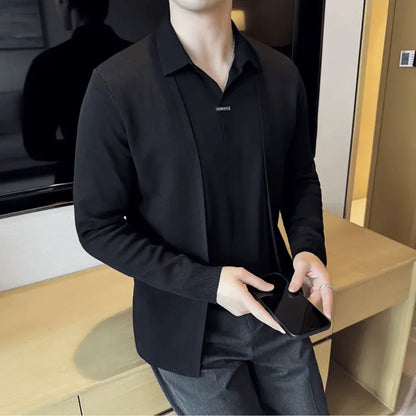 Layer™ – Camisa 2 en 1 con efecto cárdigan