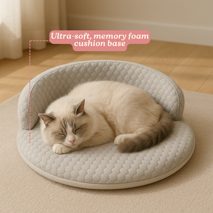 PurrBreeze – Cama Ortopédica para Gatos