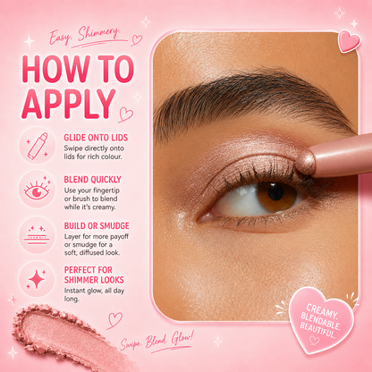 ColorLuxe – Sombra de ojos en barra impermeable de pigmento intenso