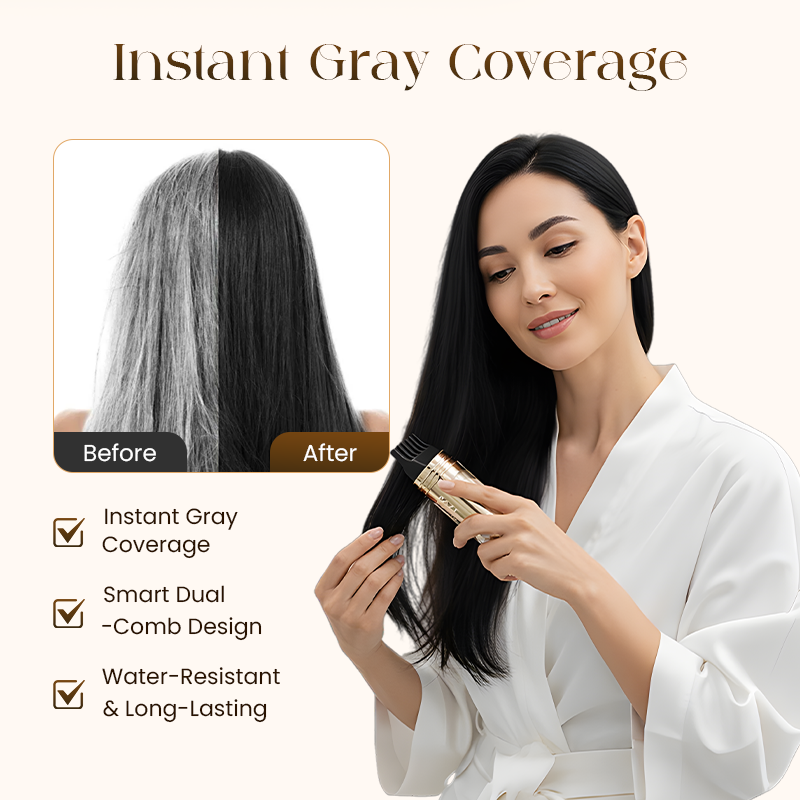ShadeMatch – Herramienta de coloración capilar de doble peine Acabado natural