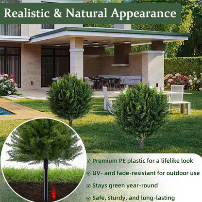 EcoCharm Cedro – Árbol paisajístico realista
