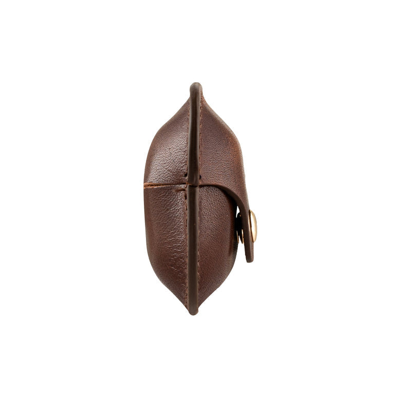 LuxeShield – Funda protectora de cuero genuino premium para AirPods
