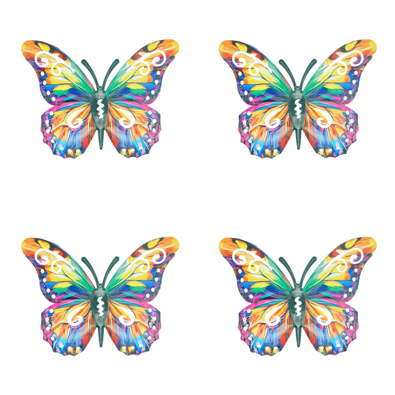 Butteriva – Arte de pared de mariposa metálica