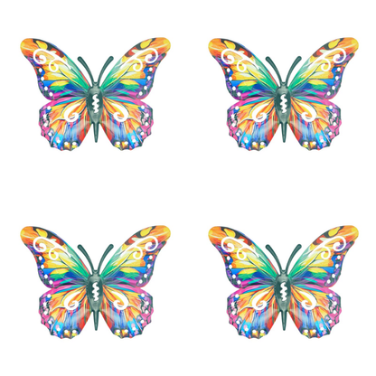 Butteriva – Arte de pared de mariposa metálica