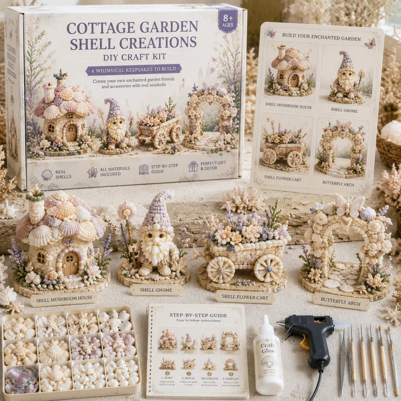 Shellora – Kit de manualidades creativo de conchas marinas