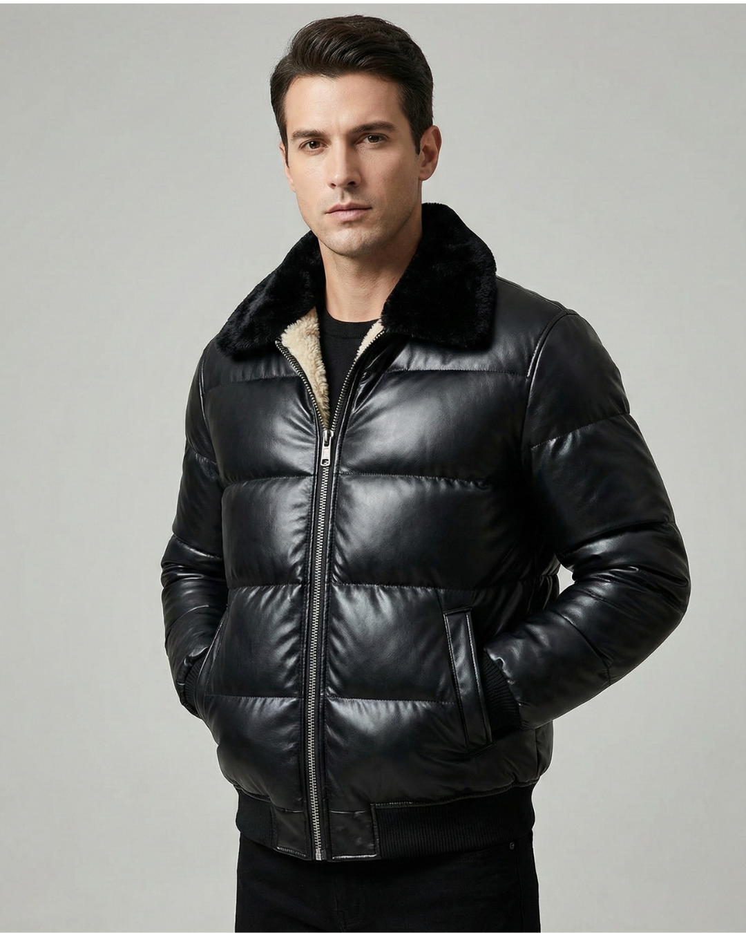 Frosten™ – Winterjacke mit Sherpa-Futter für Komfort bei extremer Kälte